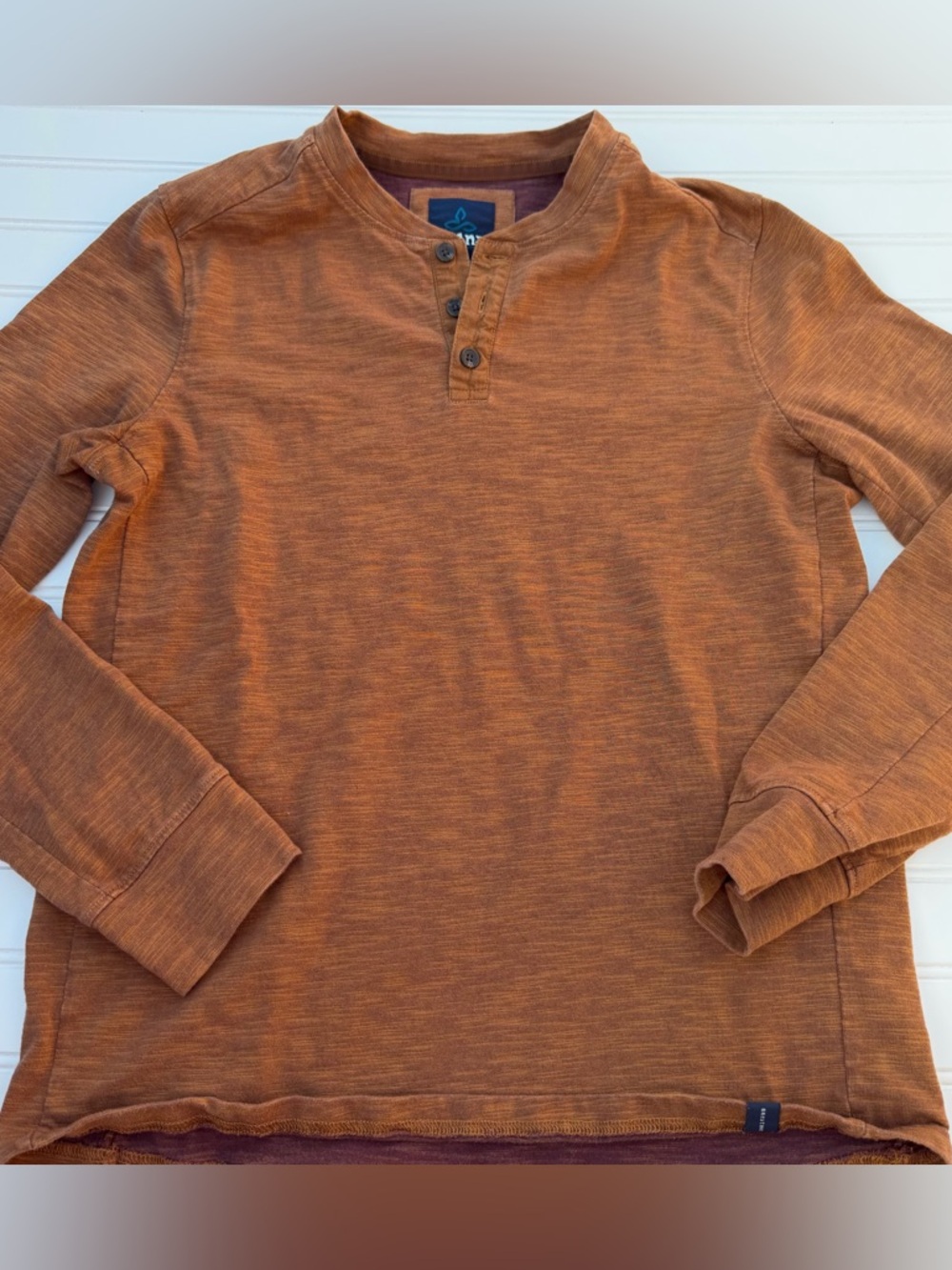 Prana Ronnie Henley Shirt small